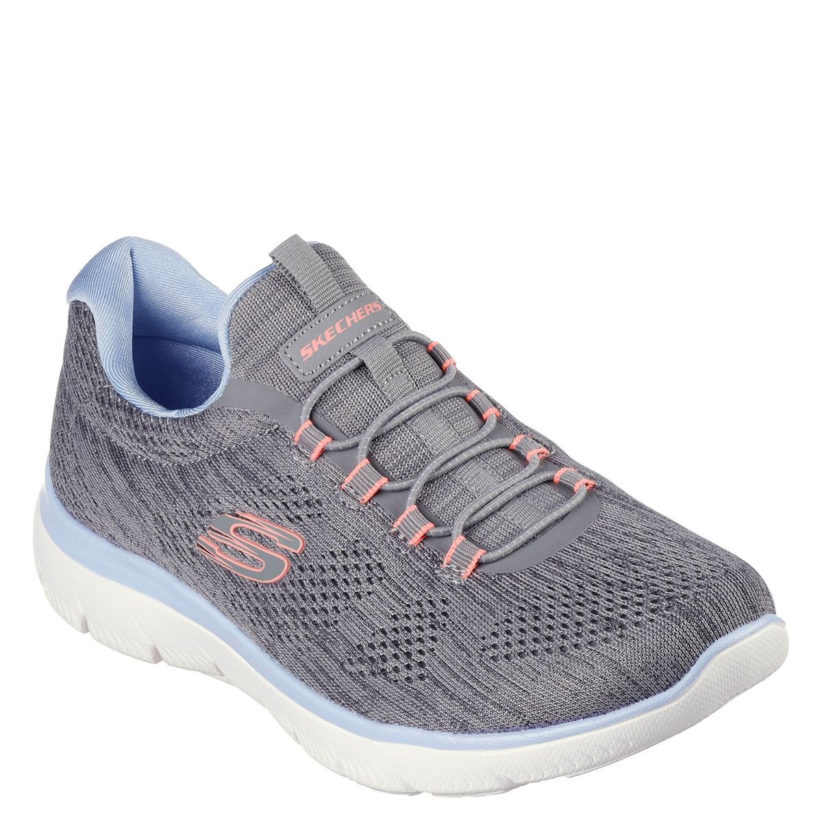 SKECHERS - Summits Zapatilla Running Mujer Gris Skechers