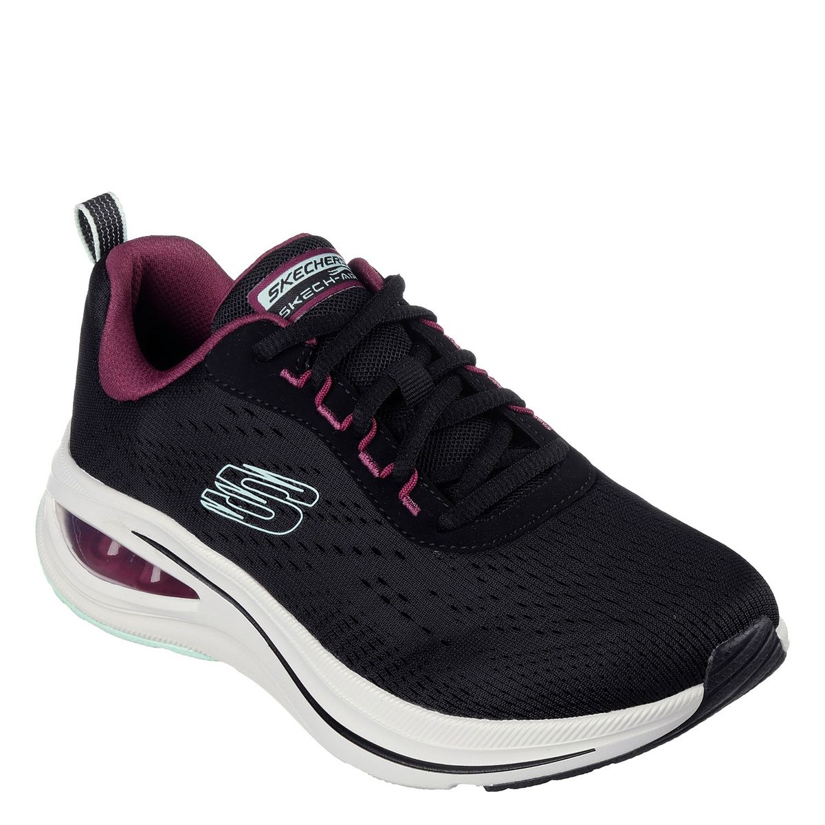 SKECHERS - Zapatilla Running Mujer Negro Skechers