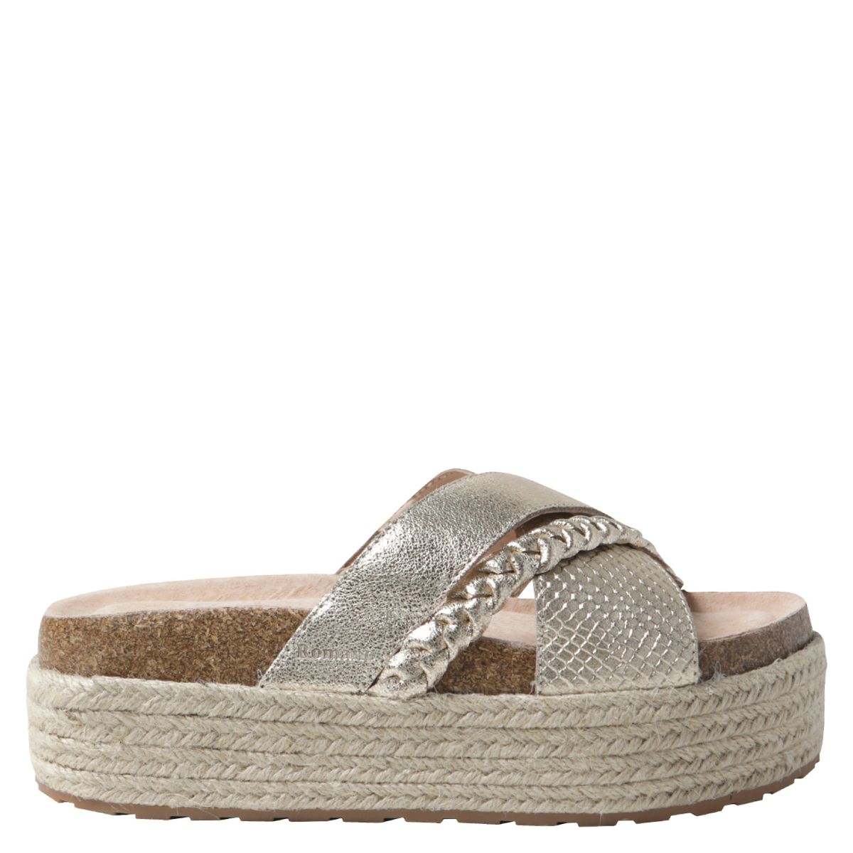 ROMANO - Sandalia Mujer Oro Romano