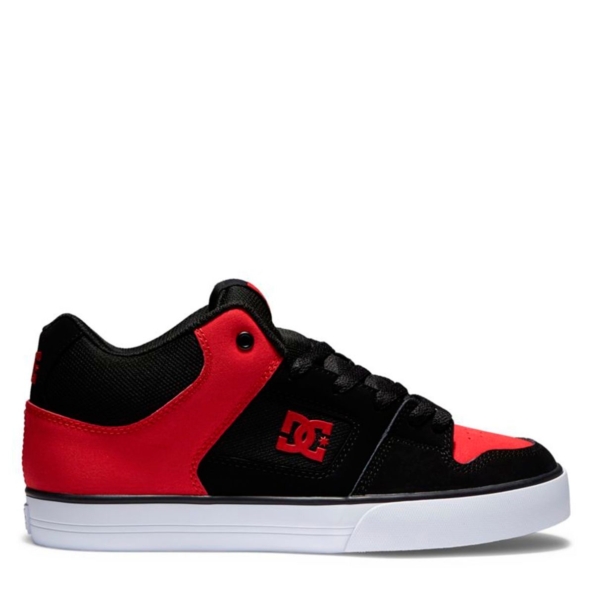 DC SHOES - Pure Mid Zapatilla Hombre Cuero Rojo Dc Shoes