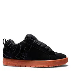 DC SHOES - Court Graffik Shoe Bgm Zapatilla Urbana Hombre Cuero Negro