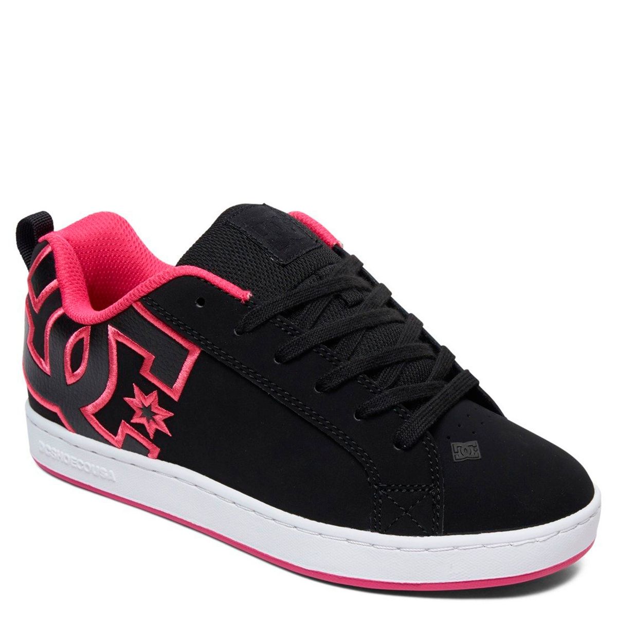 DC SHOES - Zapatilla Mujer Cuero Negro DC Shoes