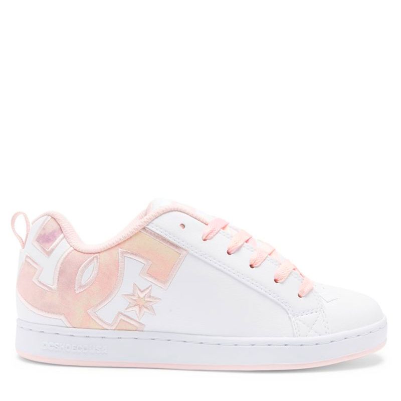 DC SHOES - Zapatilla Mujer Cuero Blanco DC Shoes