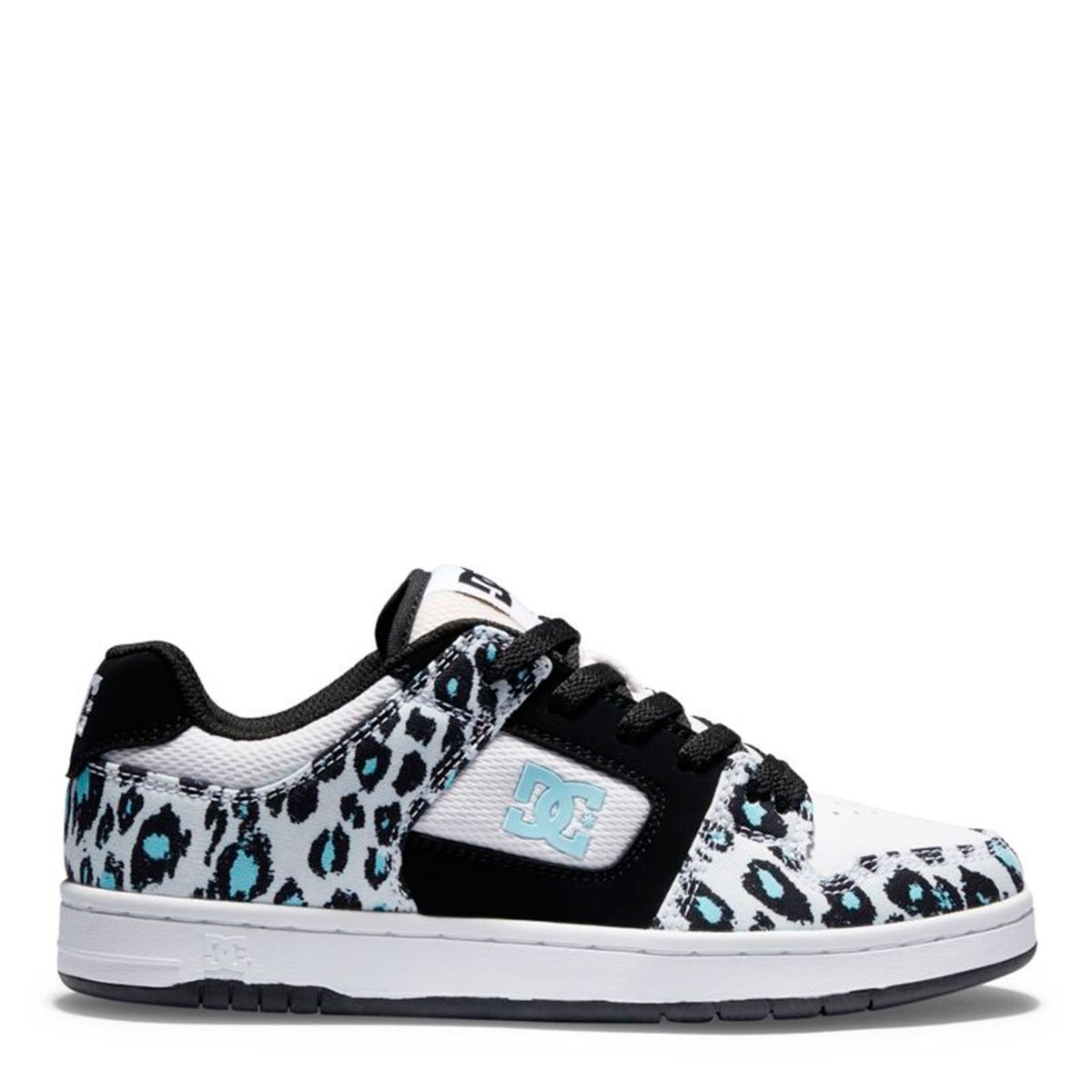 DC SHOES - Manteca 4 Cheetah Print Zapatilla Mujer Cuero Blanco Dc Shoes