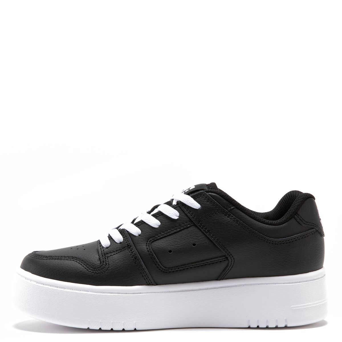 DC SHOES - Manteca 4 Platform B/W Zapatilla Mujer Cuero Negro Dc Shoes