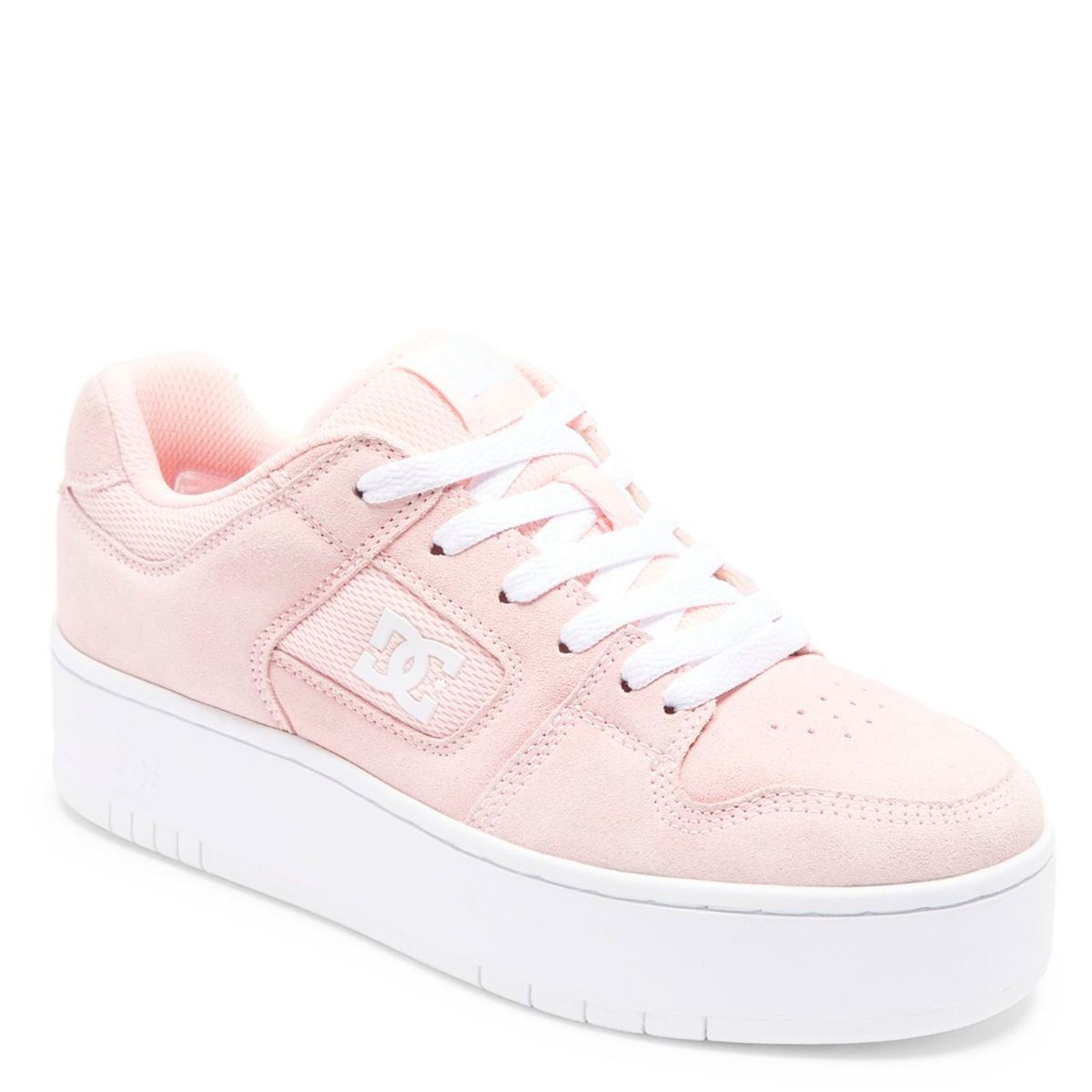 DC SHOES - Manteca 4 Platform Light Pink Zapatilla Mujer Cuero Dc Shoes