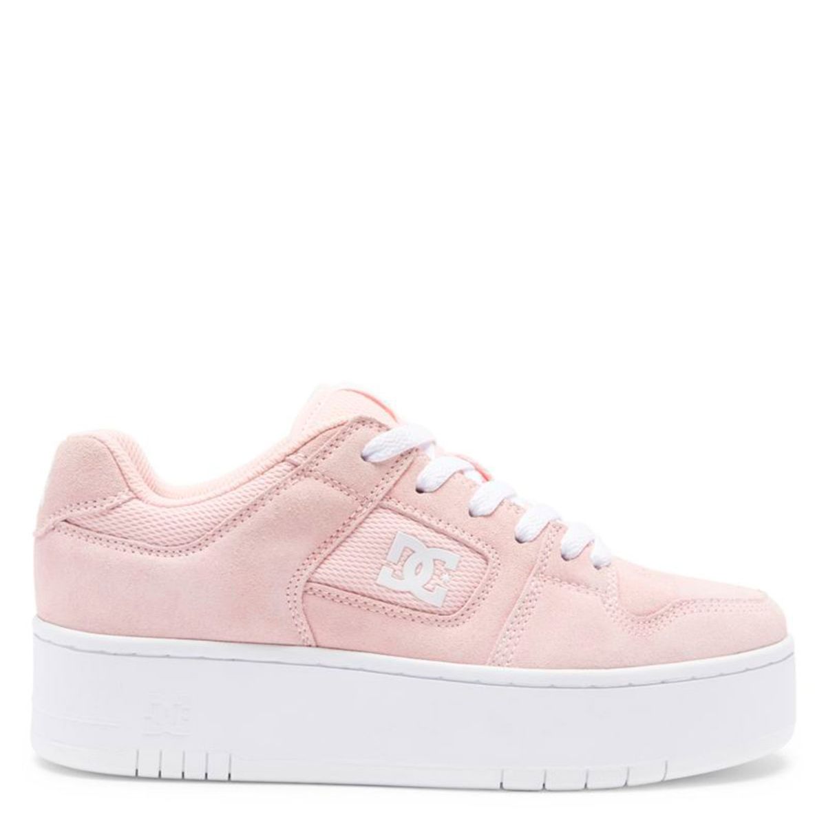 DC SHOES - Manteca 4 Platform Light Pink Zapatilla Mujer Cuero Dc Shoes
