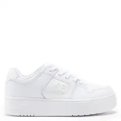 DC SHOES - Manteca 4 Platform Zapatilla Mujer Cuero Blanco