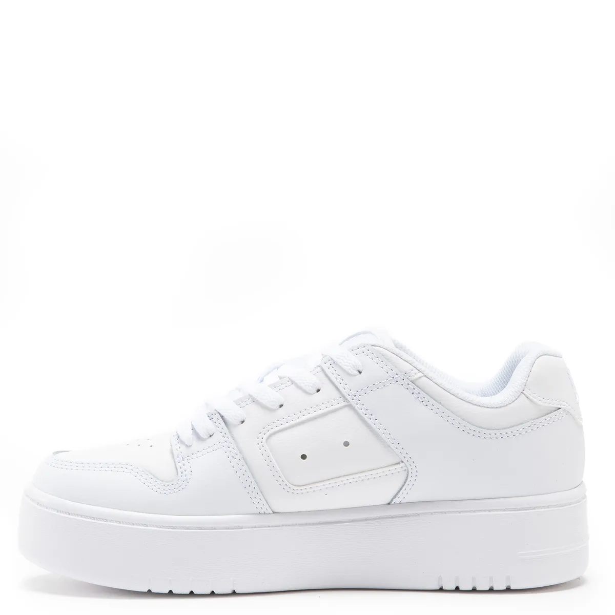 DC SHOES - Manteca 4 Platform Zapatilla Mujer Cuero Blanco Dc Shoes