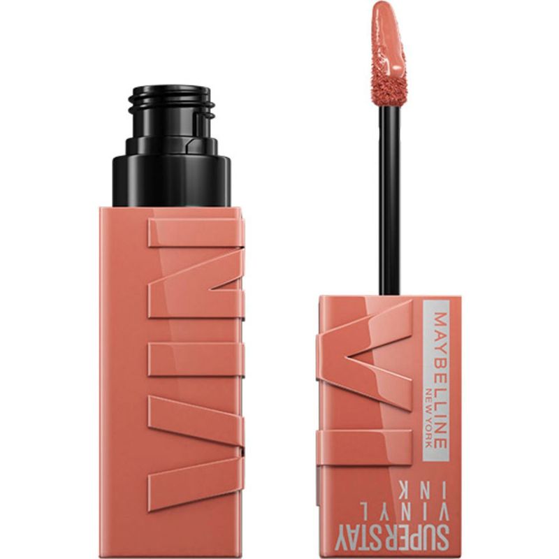 MAYBELLINE - Labial larga duración Super Stay  Vinyl Ink 105 Golden Maybelline