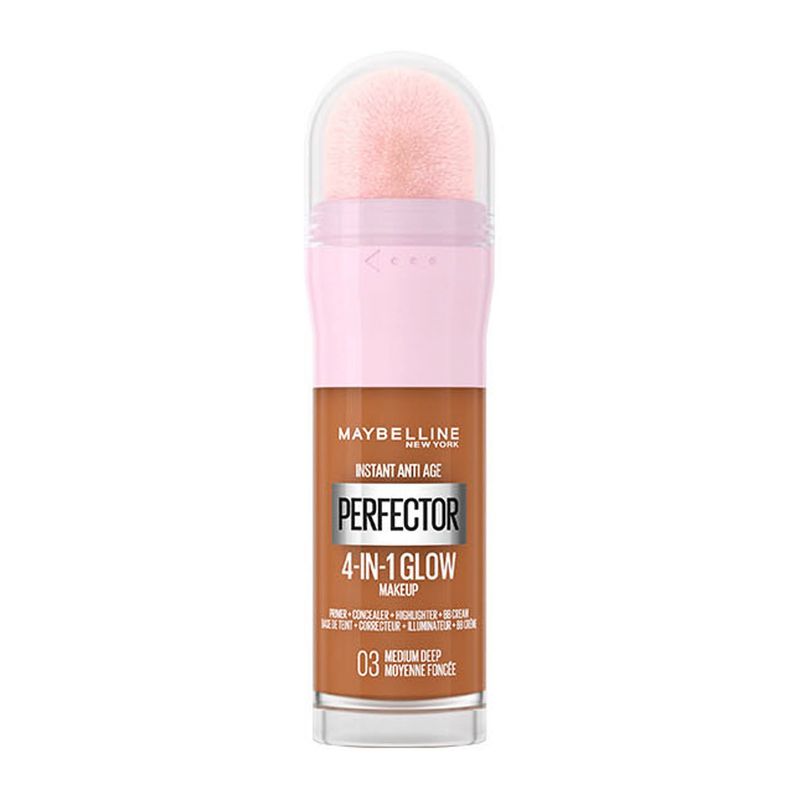 MAYBELLINE - Base 4 En 1 Perfector Glow Mediu Deep Maybelline