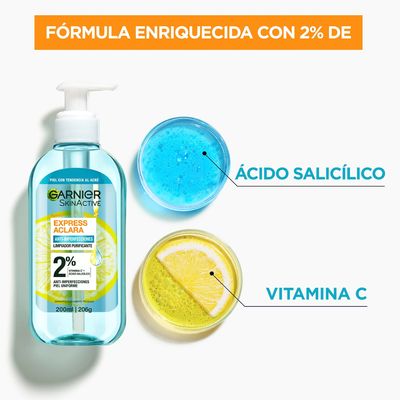 Imagen 2 del producto Gel Limpiador Anti-Imperfecciones Express Aclara Skin Natural Face