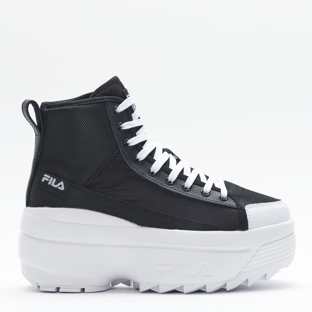 FILA - Zora Trail Hi Zapatilla Urbana Mujer Negro Fila