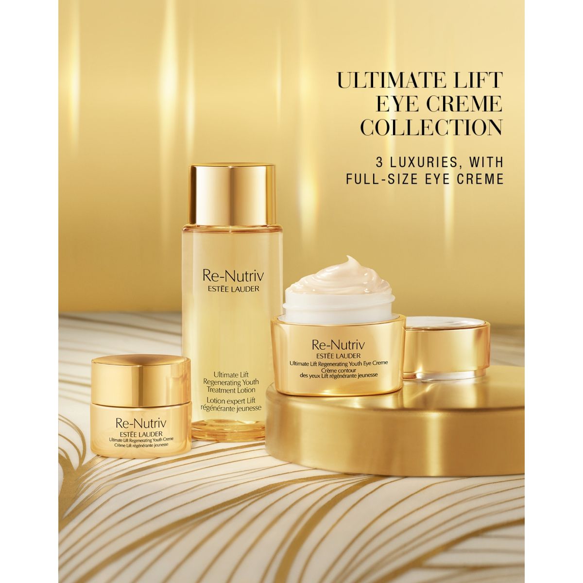 ESTEE LAUDER - Set Esenciales Rutina Hidratante Re Nutriv Ultimate Lift Regenerating Youth Estée Lauder