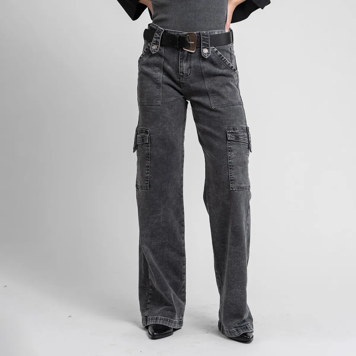 LOLITA LPK - Jeans Cargo Tiro Medio Mujer Lolita Lpk