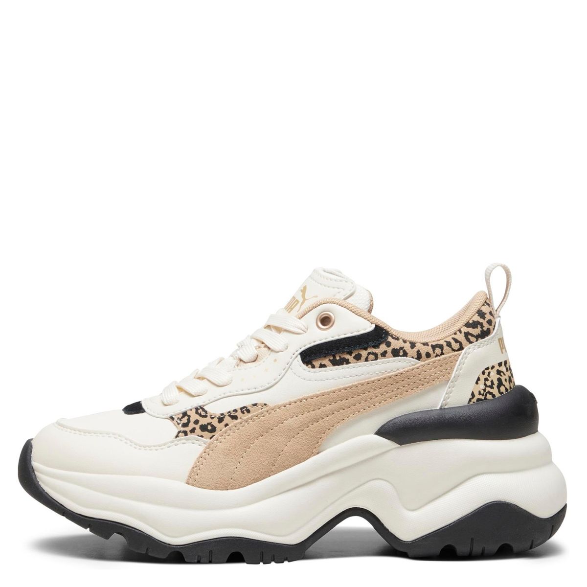 PUMA - Cilia Wedge Animal Zapatilla Urbana Mujer Blanco Puma