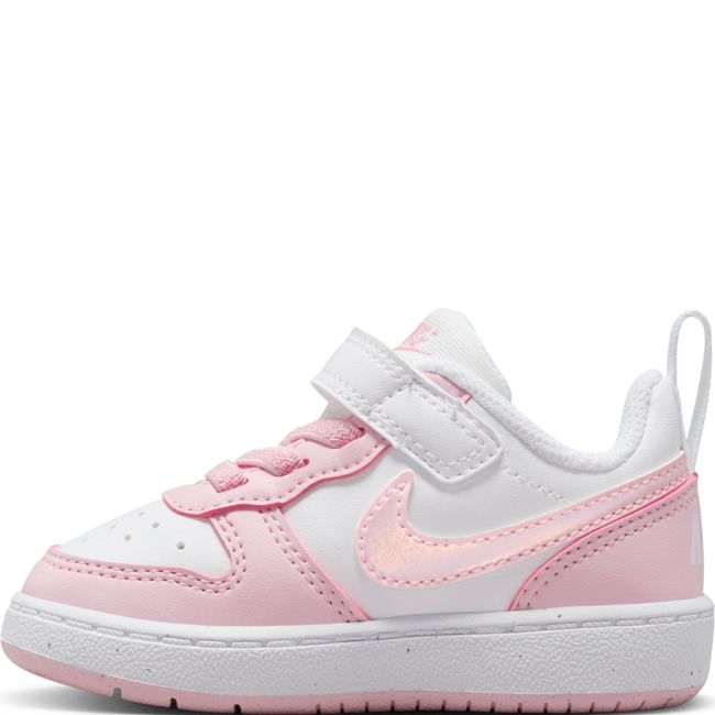 NIKE - Court Borough Low Zapatilla Urbana Bebé Niña Rosado (17.5 A 26) Nike