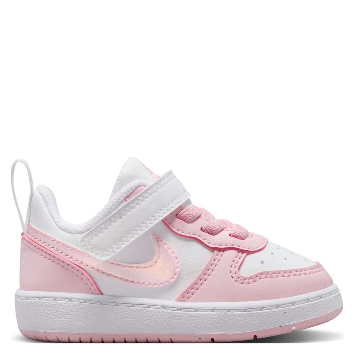 NIKE - Court Borough Low Zapatilla Urbana Bebé Niña Rosado (17.5 A 26) Nike