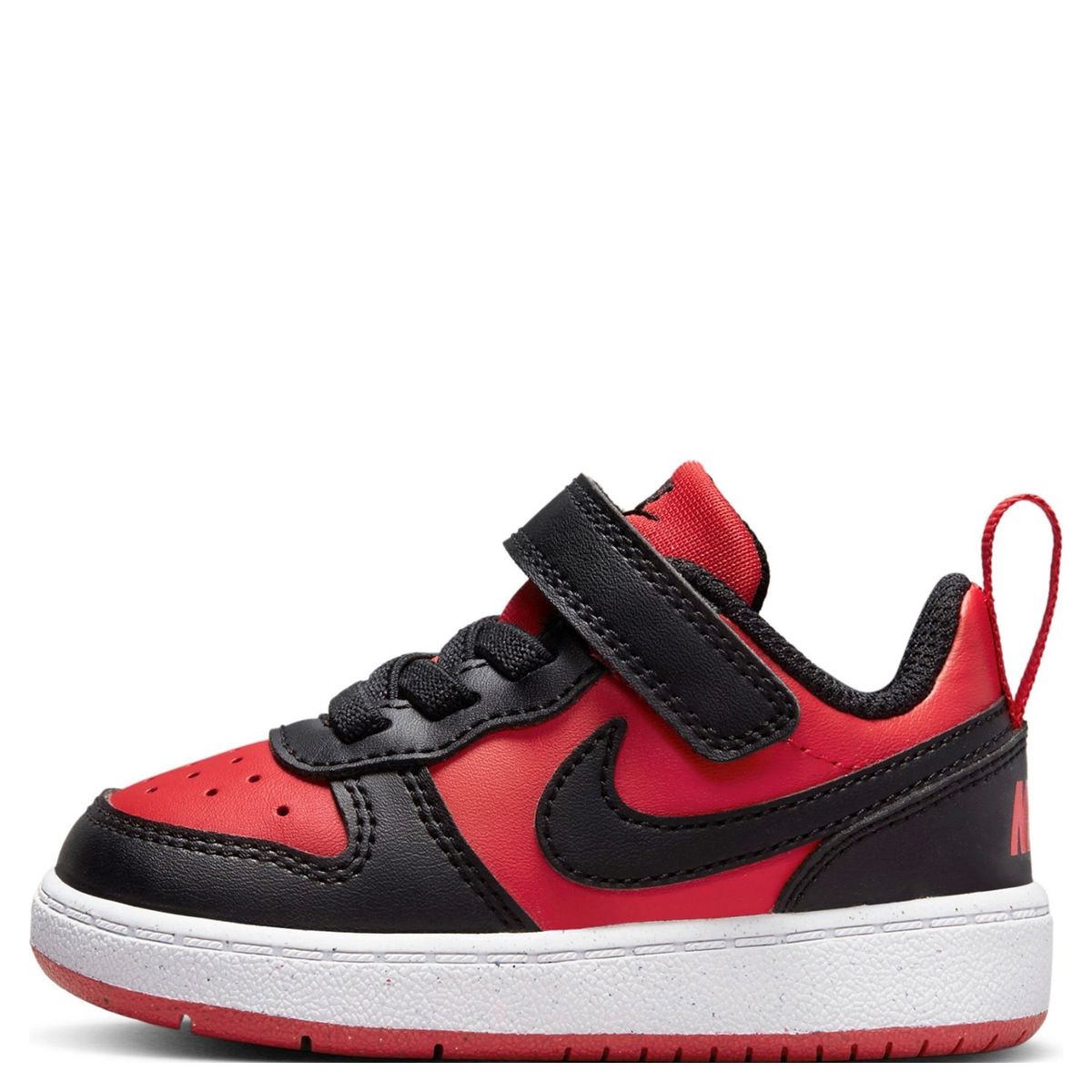 NIKE - Court Borough Low Recraf Zapatilla Urbana Niño Rojo (17.5 a 26) Nike