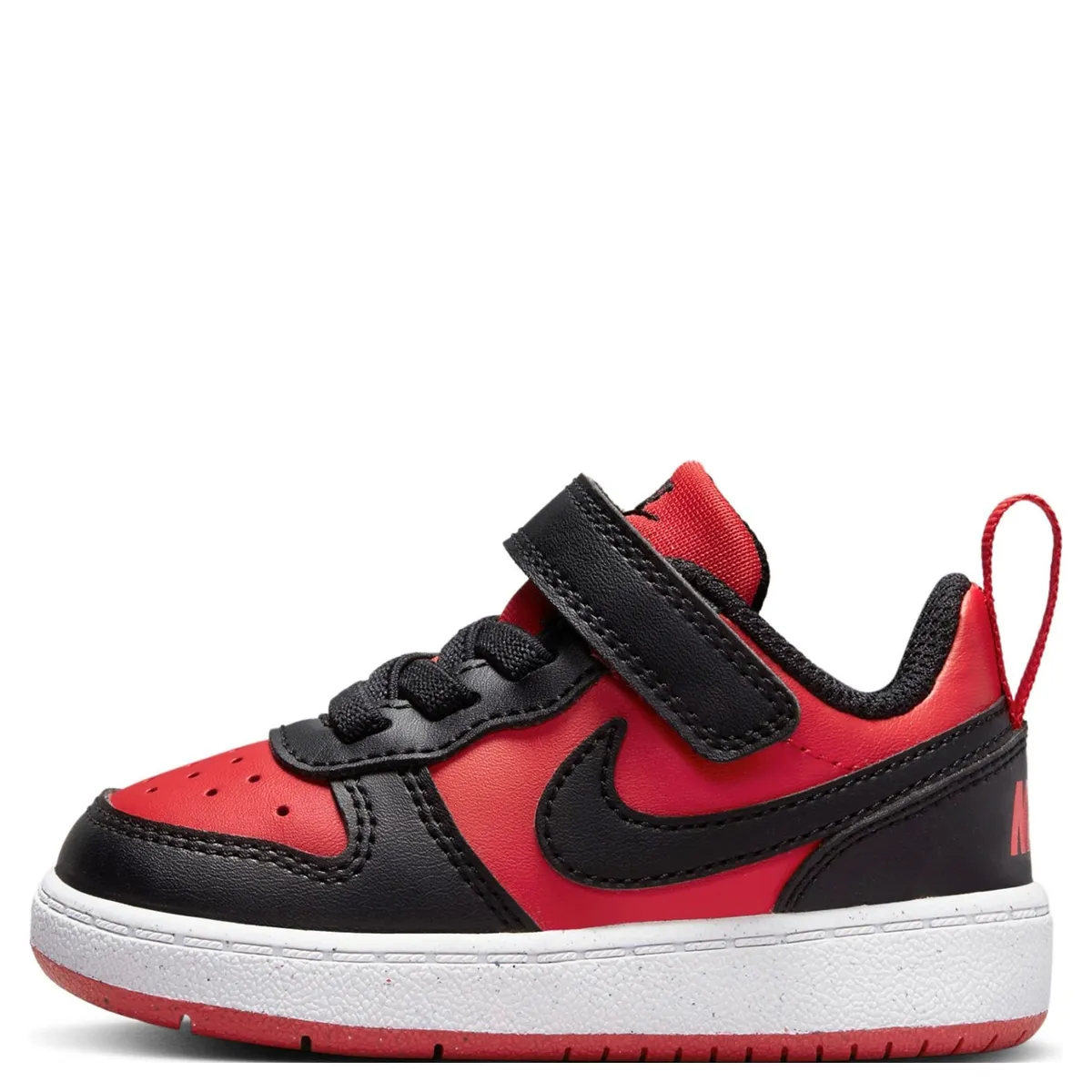 NIKE - Court Borough Low Recraf Zapatilla Urbana Niño Rojo (17.5 a 26) Nike