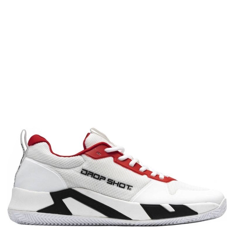 DROP SHOT - Zapatilla de Padel Max. Agarre Hombre Blanca Drop Shot
