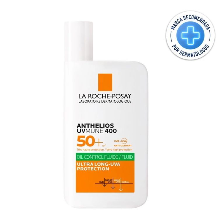 Protector Solar Rostro Anthelios UV Mune 400 Oil Control Fluid FPS 50+ 50 ml