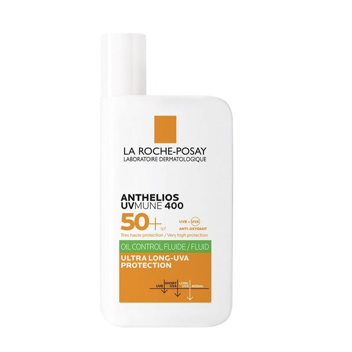 LA ROCHE POSAY - Protector Solar Rostro Anthelios UV Mune 400 Oil Control Fluid FPS 50+ 50 ml La Roche Posay