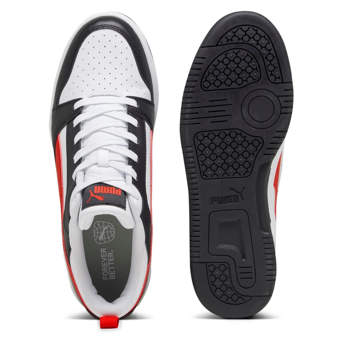 PUMA - Rebound V6 Low Zapatilla Urbana Hombre Rojo Puma