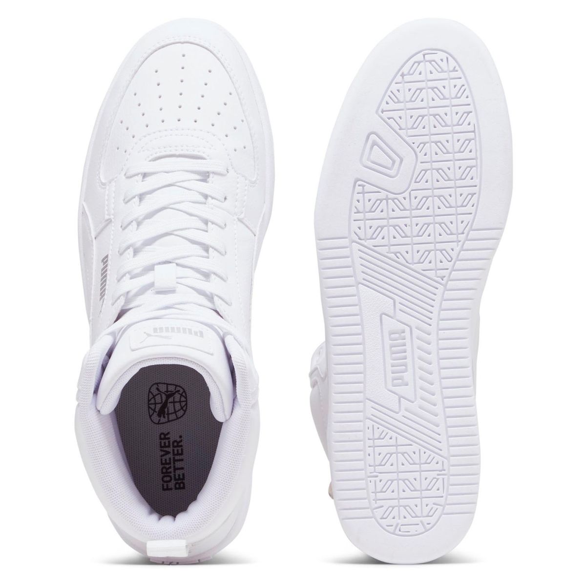 PUMA - Caven 2 Mid Zapatilla Urbana Hombre Blanco Puma