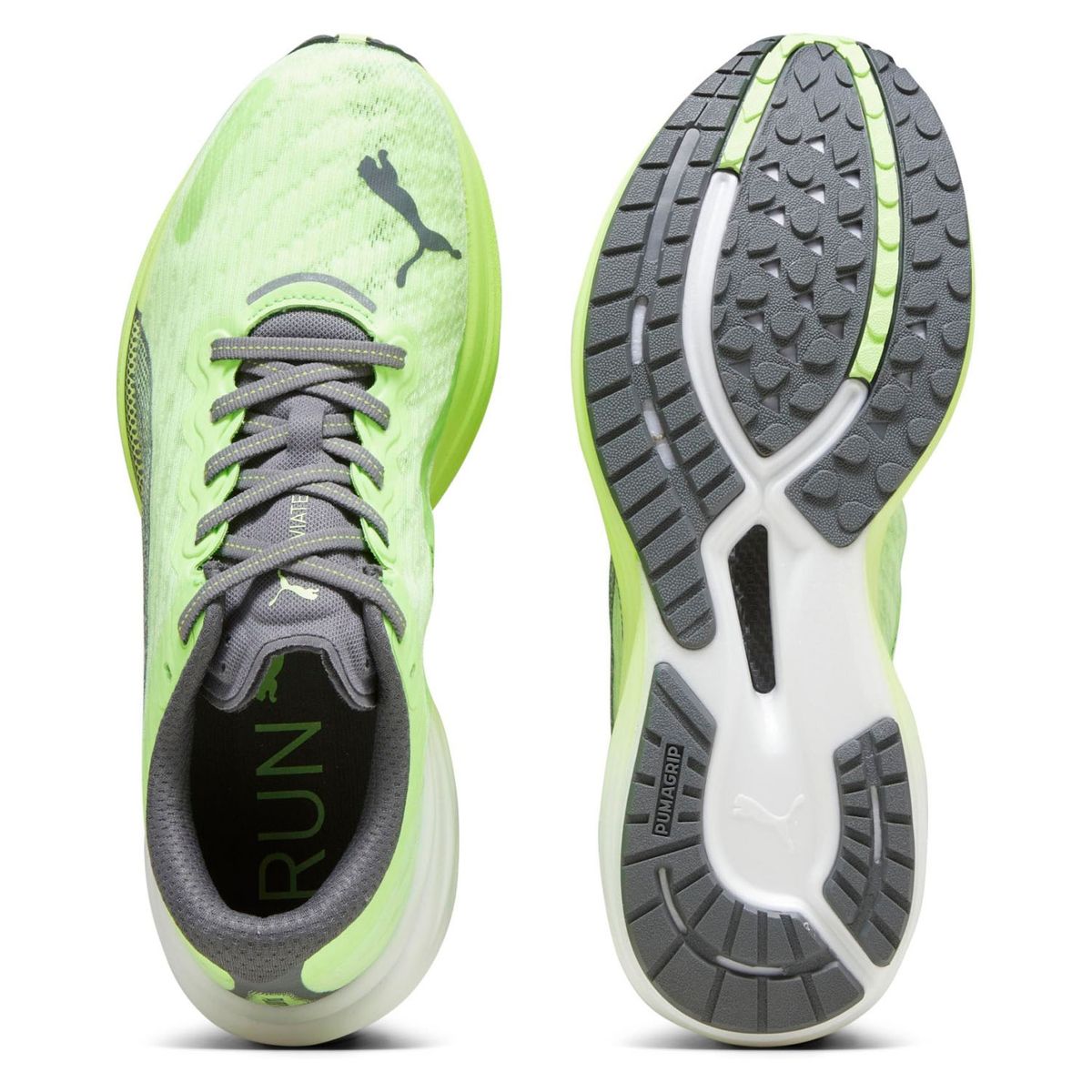 PUMA - Deviate Nitro 2 Zapatilla Running Hombre Verde Puma