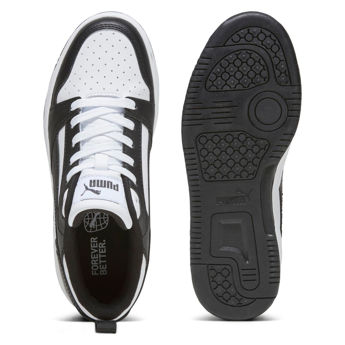 PUMA - Rebound V6 Lo Zapatilla Urbana Niño Blanco (35.5 a 38) Puma