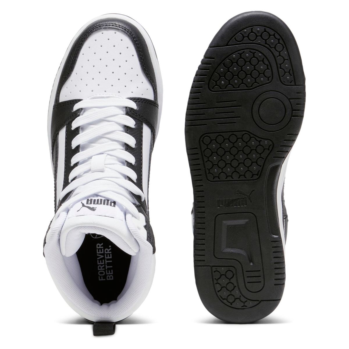 PUMA - Rebound V6 Mi Zapatilla Urbana Niño Negro (35.5 a 38) Puma