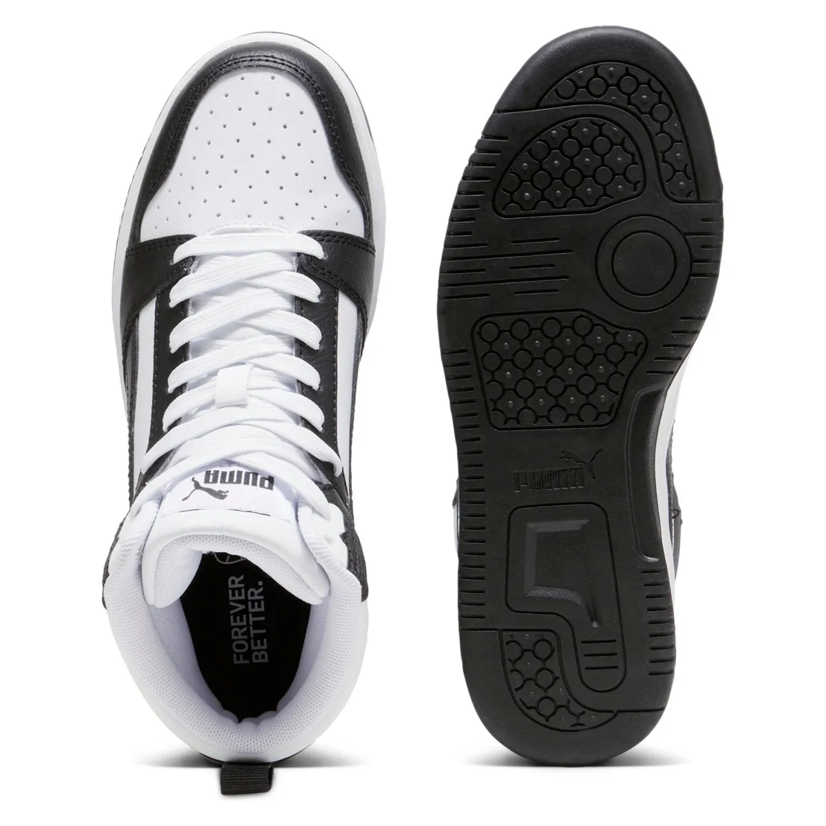 PUMA - Rebound V6 Mi Zapatilla Urbana Niño Negro (35.5 a 38) Puma