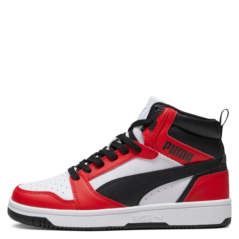 PUMA - Rebound V6 Mi Zapatilla Urbana Niño Rojo (35.5 a 38) Puma