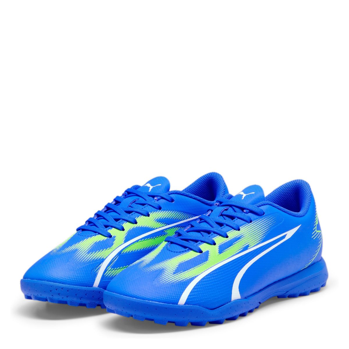 PUMA - Ultra Play Tt Jr Zapatilla Baby Fútbol Niño Azul (35.5 a 38) Puma