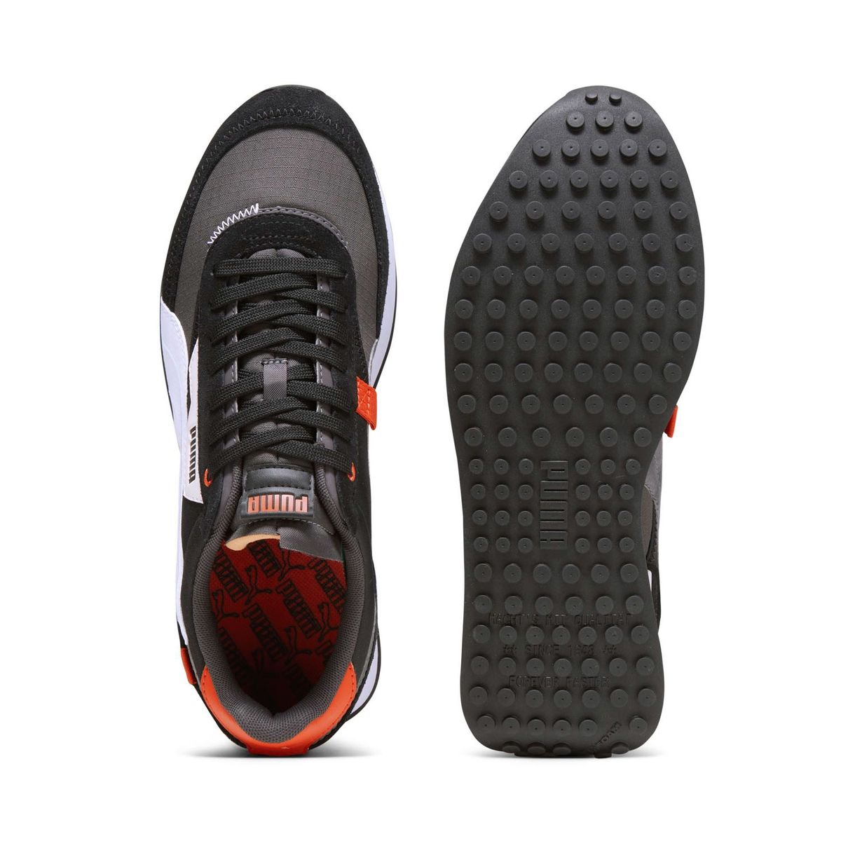 PUMA - Future Rider Displ Zapatilla Urbana Hombre Negro Puma