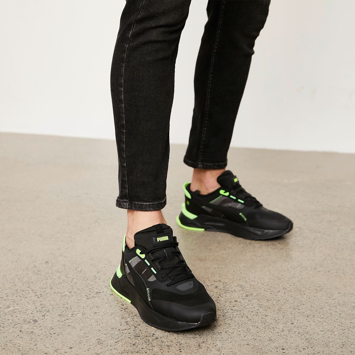 PUMA - Mirage Sport Tech Zapatilla Urbana Hombre Negro Puma