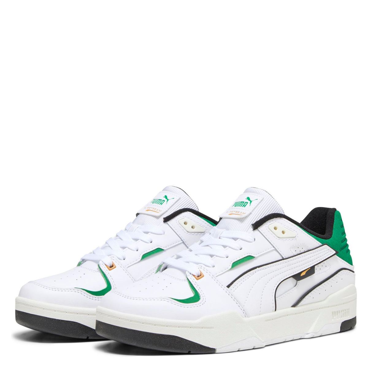 PUMA - Slipstream Bball Zapatilla Urbana Hombre Cuero Blanco Puma