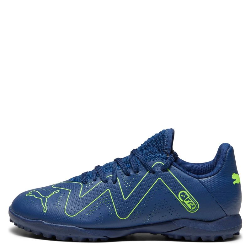 PUMA - Future Play Tt Jr Zapatilla Fútbol Unisex Azul Puma (35.5 a 38)