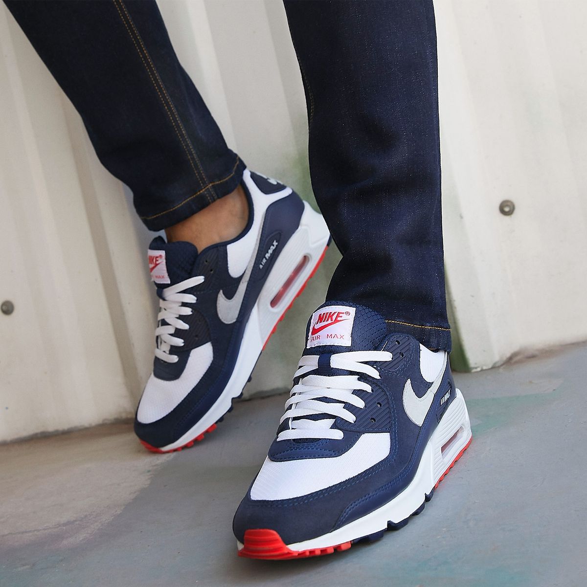 NIKE - Air Max 90 Zapatilla Urbana Hombre Azul Nike