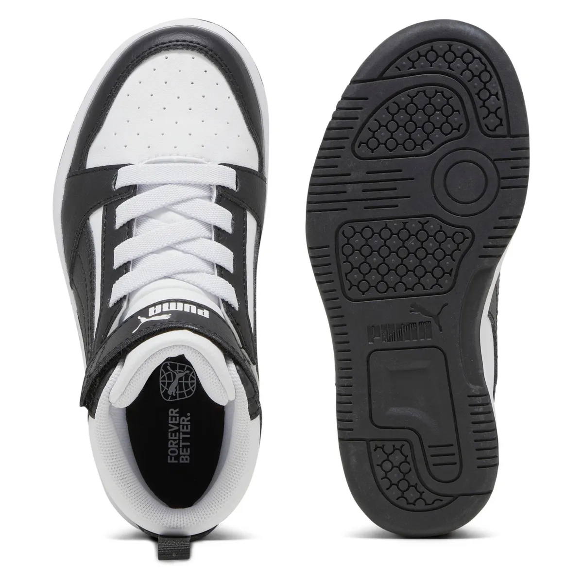 PUMA - Rebound V6 Mi Zapatilla Urbana Niño Blanco (28 a 35) Puma