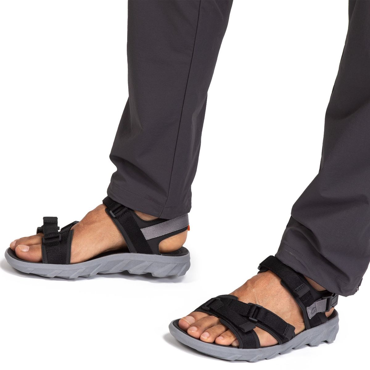 GUANTE - Sandalia Hombre Negro Guante