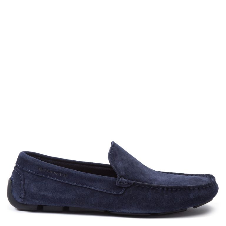 GUANTE Mocasines de Cuero Azul para Hombre