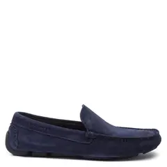 GUANTE - Mocasines de Cuero Azul para Hombre