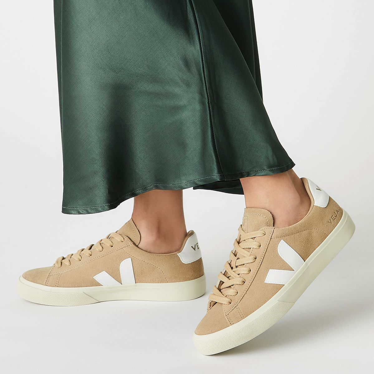 VEJA - Zapatilla Campo Dune White Zapatilla Urbana Mujer Café Veja