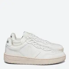 VEJA - V-90 Zapatilla Urbana Mujer Cuero Blanco