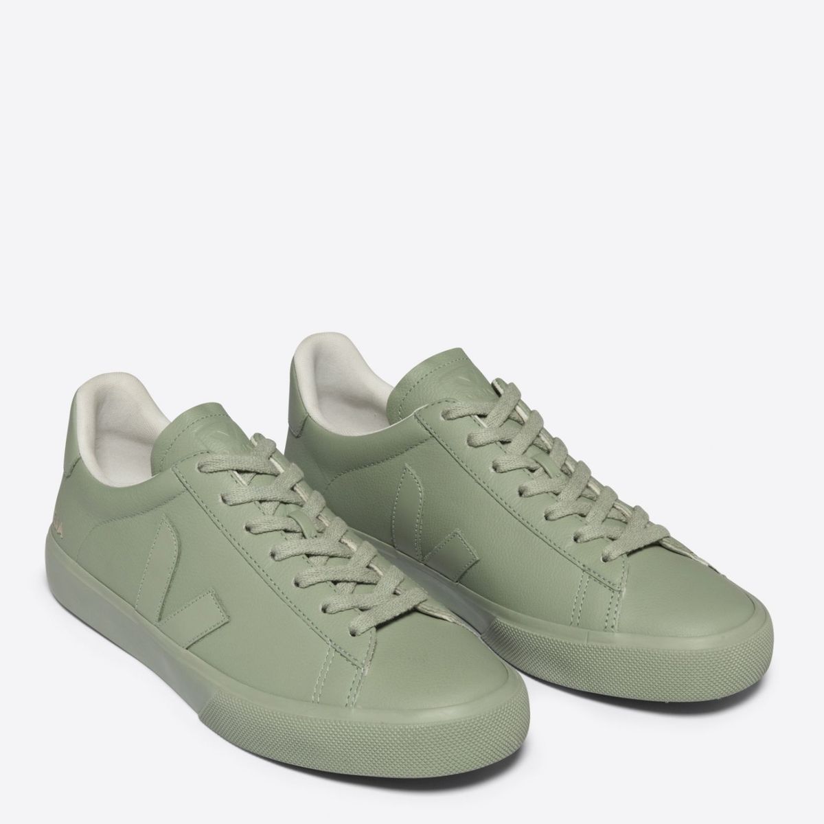 VEJA - Campo Full Clay Zapatilla Urbana Mujer Cuero Verde Veja
