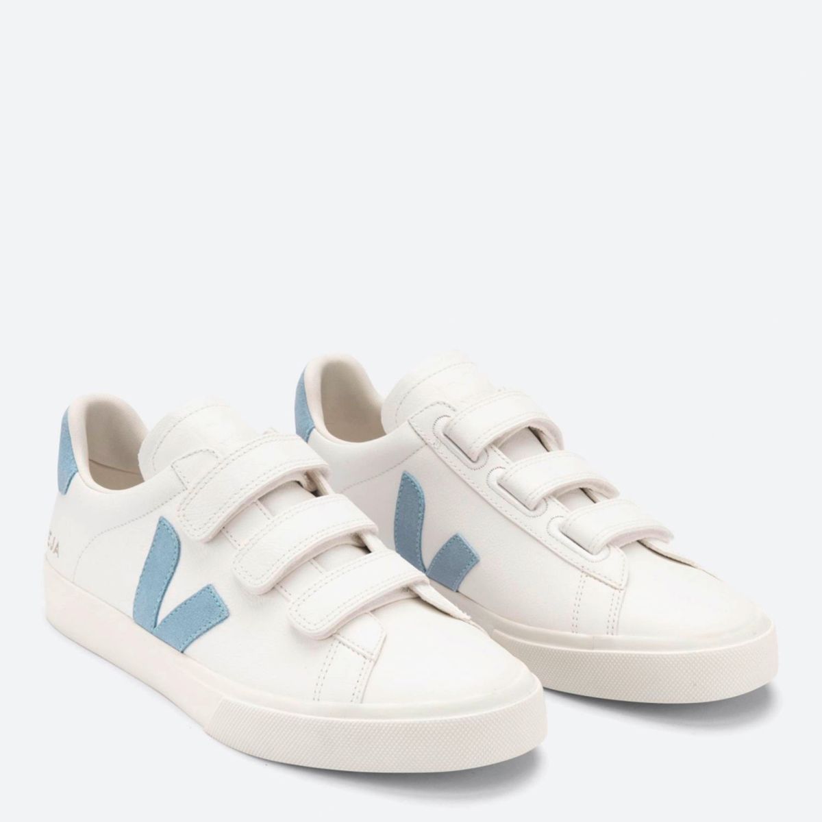 VEJA - Recife Extra Steel Zapatilla Urbana Mujer Cuero Blanco Veja