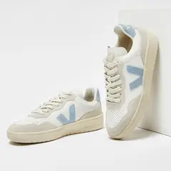 VEJA - V-90 Extra Steel Zapatilla Urbana Mujer Cuero Blanco