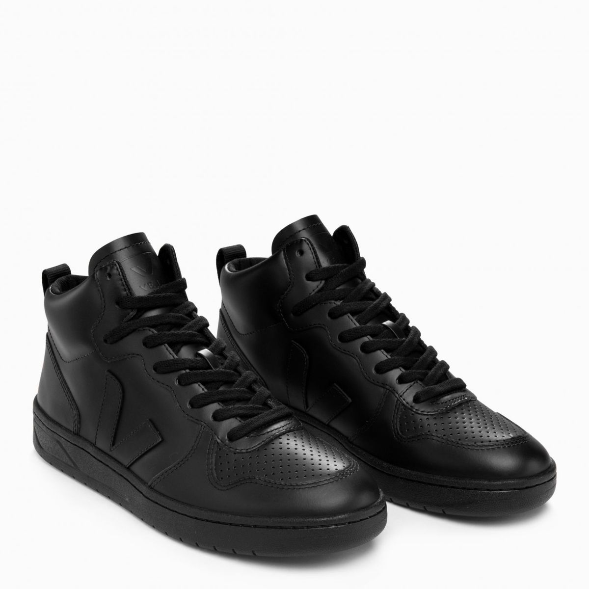 VEJA - V-15 Full Zapatilla Urbana Hombre Cuero Negro Veja
